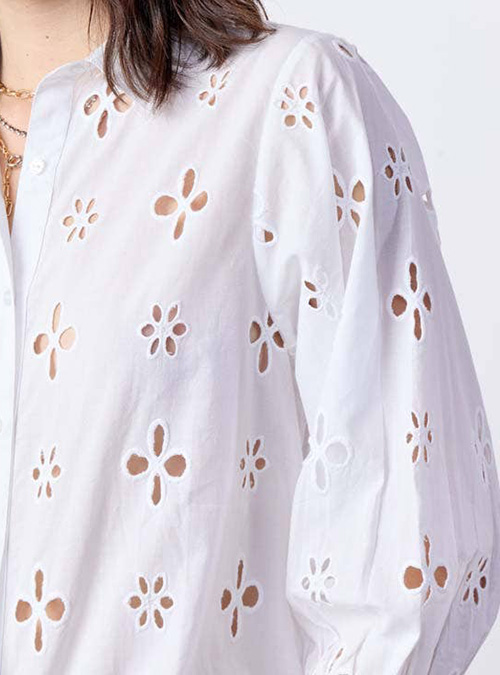 Camisa Broderie Globo - Image 3